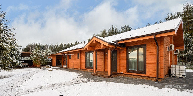 Дом из клееного бруса по проекту \"Лахти v2\" Фото 18